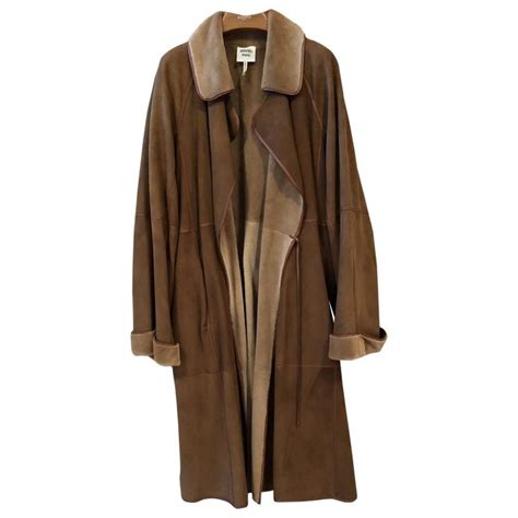 hermes mink coat|leather hermes coats for women.